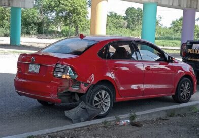 FUERTE ACCIDENTE POR NO GUARDAR SU DISTANCIA