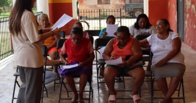 Capacitan a grupos comunitarios en producción y consumo de alimentos saludables