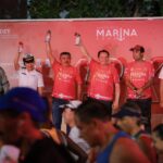 Díaz Mena encabeza salida y premiación del Maratón de la Marina