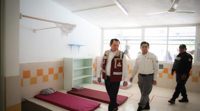 Gobierno del Estado refuerza acciones preventivas ante lluvias en Yucatán