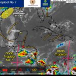 VIGILAN ONDAS TROPICALES Y ZONA DE BAJA PRESIÓN EN EL GOLFO