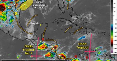 VIGILAN ONDAS TROPICALES Y ZONA DE BAJA PRESIÓN EN EL GOLFO