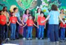 Menores de Paaxil Kuxtal llenan de música la Concha Acústica de Tixpéhual