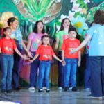 Menores de Paaxil Kuxtal llenan de música la Concha Acústica de Tixpéhual