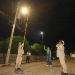  Iluminan el poniente de la ciudad con luminarias LED