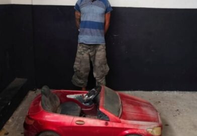 ARRESTAN A SUJETO POR ROBAR CARRITO ELÉCTRICO