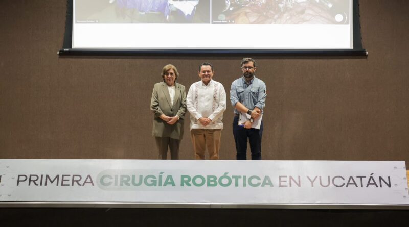 Avanza la salud en Yucatán con primera cirugía robótica
