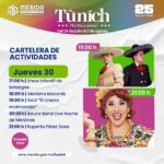 Cartelera de este jueves en la Feria Artesanal Tunich 2026