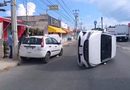 PIERDE EL CONTROL Y TERMINA VOLCADO EN JUAN B. SOSA