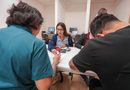 Se ponen la camiseta: alta afluencia de médicas y médicos para registrarse en el O’Horán