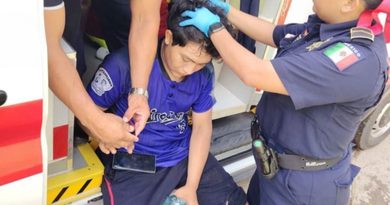 MENOR OCASIONA ACCIDENTE AL MANEJAR MOTOTAXI EN XMATKUIL