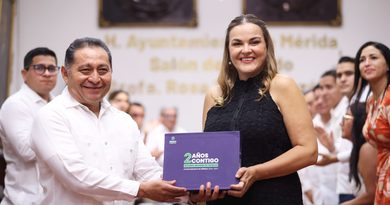 Presenta Cecilia Patrón ante el Cabildo de Mérida su segundo informe de gobierno