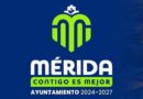 Torrencial lluvia cae en el centro de Mérida