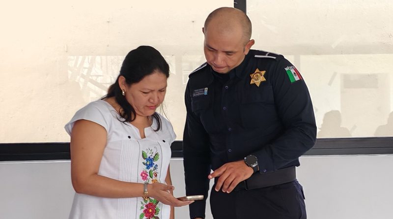 Policía de Mérida refuerza prevención de ciberdelitos y extorsión en el sector empresarial
