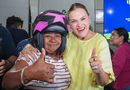 Entrega Cecilia Patrón equipo de protección a más de 2 mil motociclistas