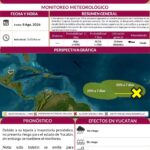 VIGILAN DOS POSIBLES SISTEMAS EN EL ATLÁNTICO