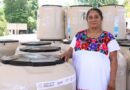DIF Yucatán entrega tinacos a familias de Kunché 