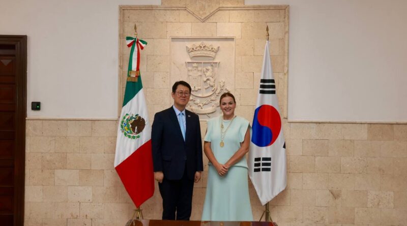 Fortalece Cecilia Patrón la relación y legado de Corea del sur en Mérida