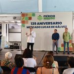 El mercado Lucas de Gálvez celebra 139 años de historia y tradición en Mérida