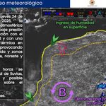NUBLADOS Y TORMENTAS SE MANTIENEN SOBRE YUCATÁN