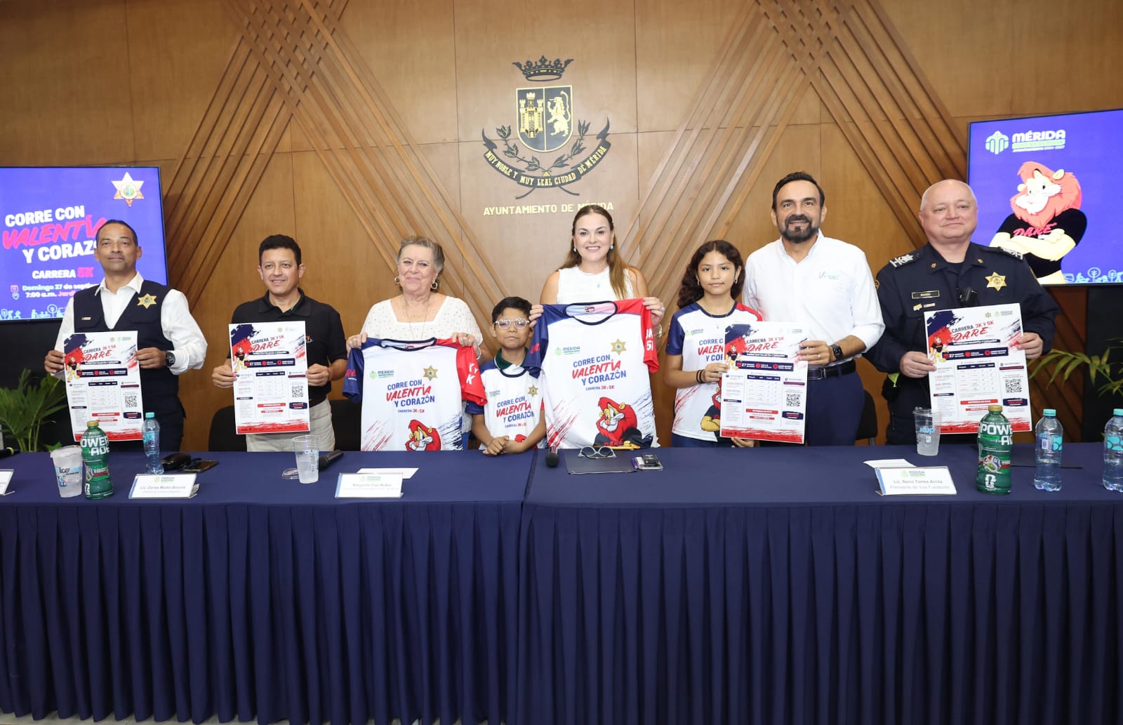 Invita Cecilia Patrón a familias meridanas a participar contra adicciones con la carrera D.A.R.E. 2026 “Correr con Valentía y Corazón”
