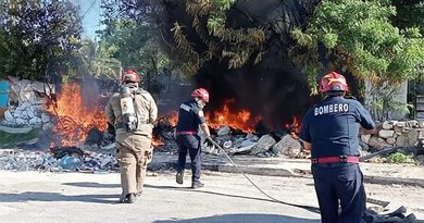 EL FUEGO DESTRUYE HUMILDE VIVIENDA EN EL SUR