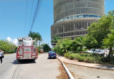INCENDIO EN OFICINA DEL EDIFICIO ORIÓN MOVILIZA A BOMBEROS