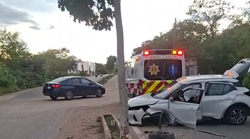 APARATOSO ACCIDENTE DEJA A JOVEN LESIONADA EN PIEDRA DE AGUA