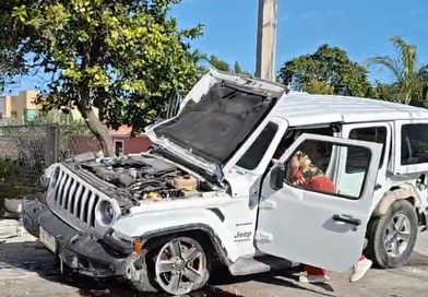 JEPP SE ESTRELLA CONTRA UNA VIVIENDA EN GRAN SAN PEDRO CHOLUL