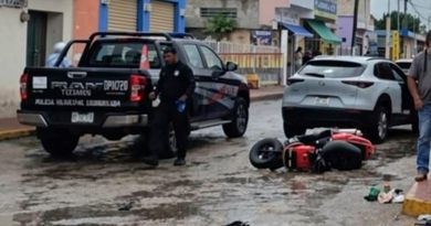 MADRE Y MENOR, GRAVES TRAS CHOQUE EN TIZIMÍN