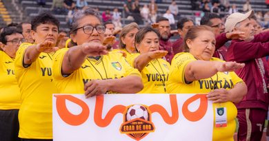 Entusiasta participación de equipo de Ticul en la Copa Edad de Oro 2026