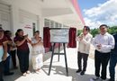  ENTREGAN NUEVAS AULAS EN EL COBAY DE TIXCACALCUPUL