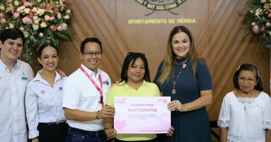 Cecilia Patrón suma esfuerzos para la prevención del cáncer de mama en comisarías de Mérida