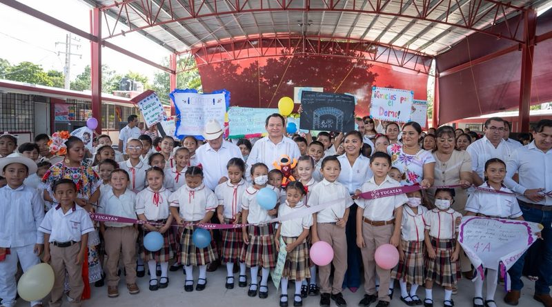 Renacimiento Maya invierte siete millones de pesos en infraestructura educativa digna en Sucilá