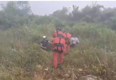 SSP RESCATA Y TRASLADA EN HELICÓPTERO A PERSONA PICADA POR ABEJAS EN SITPACH