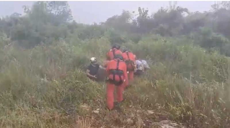 SSP RESCATA Y TRASLADA EN HELICÓPTERO A PERSONA PICADA POR ABEJAS EN SITPACH