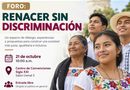 Foro “Renacer sin discriminación” acercará información sobre derechos y servicios en Yucatán
