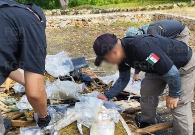 FGR incinera casi 24 kilos de drogas y destruye más de ocho mil objetos relacionados con delitos en Yucatán