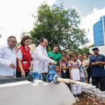Cumple Renacimiento Maya con obras de agua potable y saneamiento en Tekax