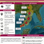 “ISAÍAS” SE INTENSIFICA A HURACÁN CATEGORÍA 1