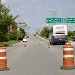 Anuncian cierres viales por trabajos en el Paso Superior Vehicular de la 50 Sur