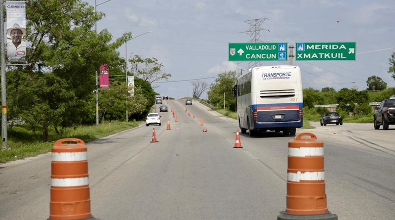 Anuncian cierres viales por trabajos en el Paso Superior Vehicular de la 50 Sur